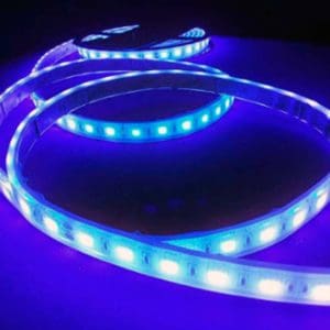 Cinta de leds ultravioleta para exteriores - 5m