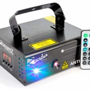 Doble Laser BeamZ Anthe II 600 mW RGB Gobo DMX IRC