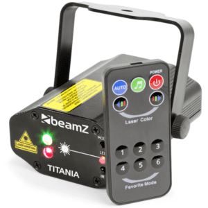 Doble Láser BeamZ Titania 200mW RG Gobo IRC