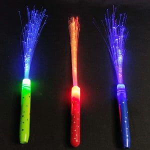 Linterna de fibras ópticas multicolor