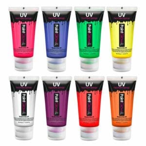 Maquillaje corporal fluorescente con aplicador-50 ml