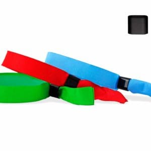 Pulseras de tela sin impresión- Pack de 100 u.