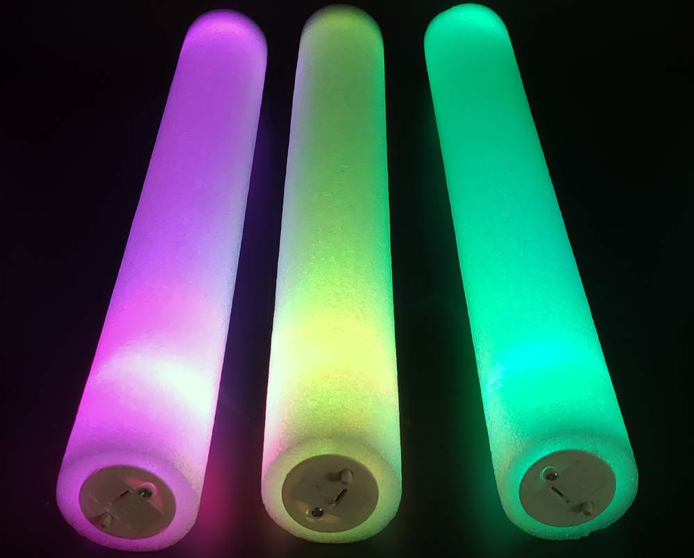 Barras luminosas con leds RGB de 40 cm - Party Lights