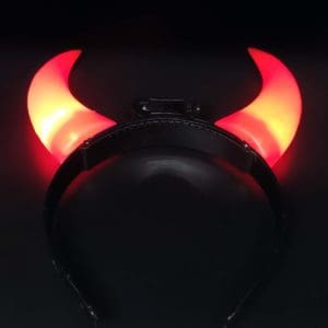 Cuernos de diablo luminosos - Pack de 3 u.