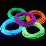 Cordón fluorescente y reactivo a luz UV - Pack de 25 m.