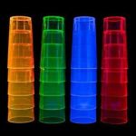 Vasos fluorescentes para refrescos - Pack de 20 u.