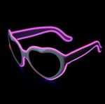 Gafas luminosas - Corazón rosa - Imagen 2