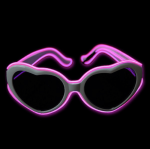 Gafas luminosas - Corazón rosa