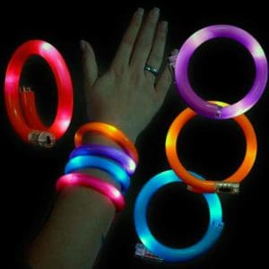 Pulseras Led ajustables