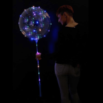 Globos Led transparentes con luz multicolor - Imagen 2